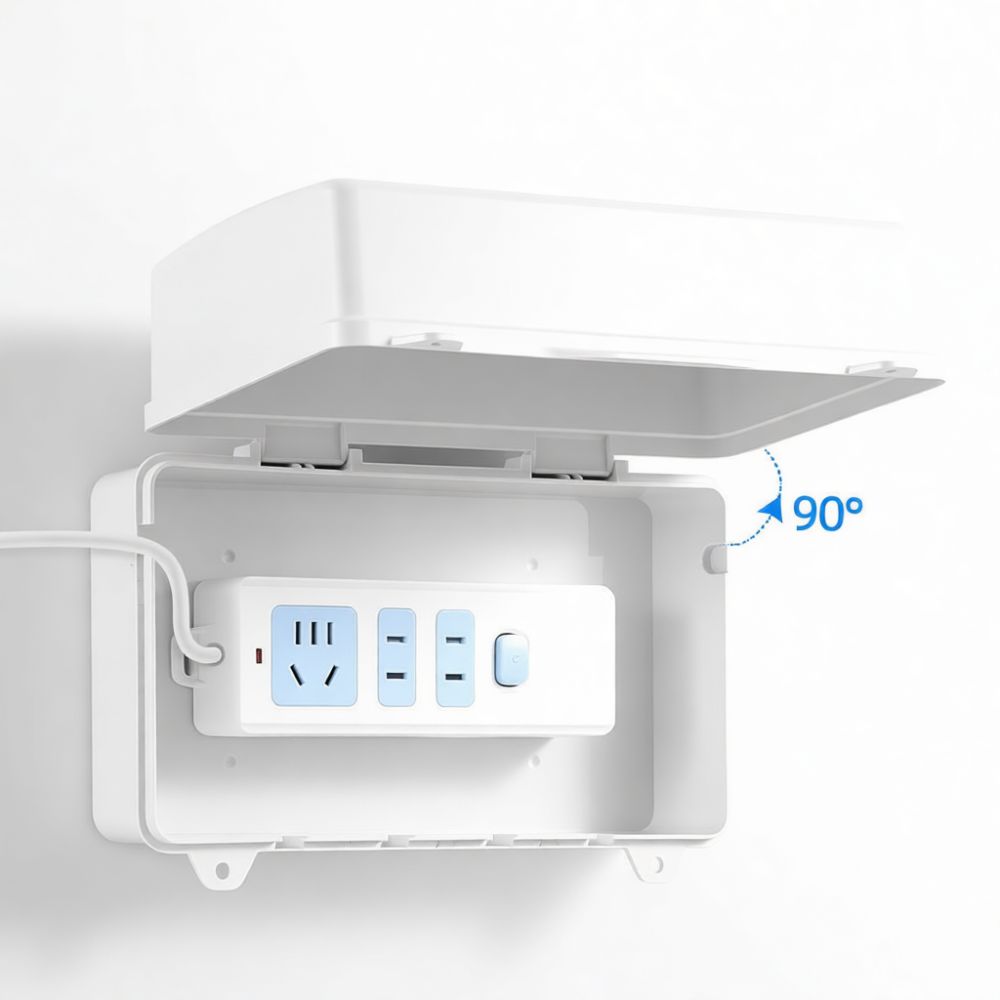 Outdoor Power Strip Weatherproof - Waterproof Electrical Socket Cover Box Outdoor